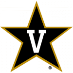 A black and gold star with the letter v in it.