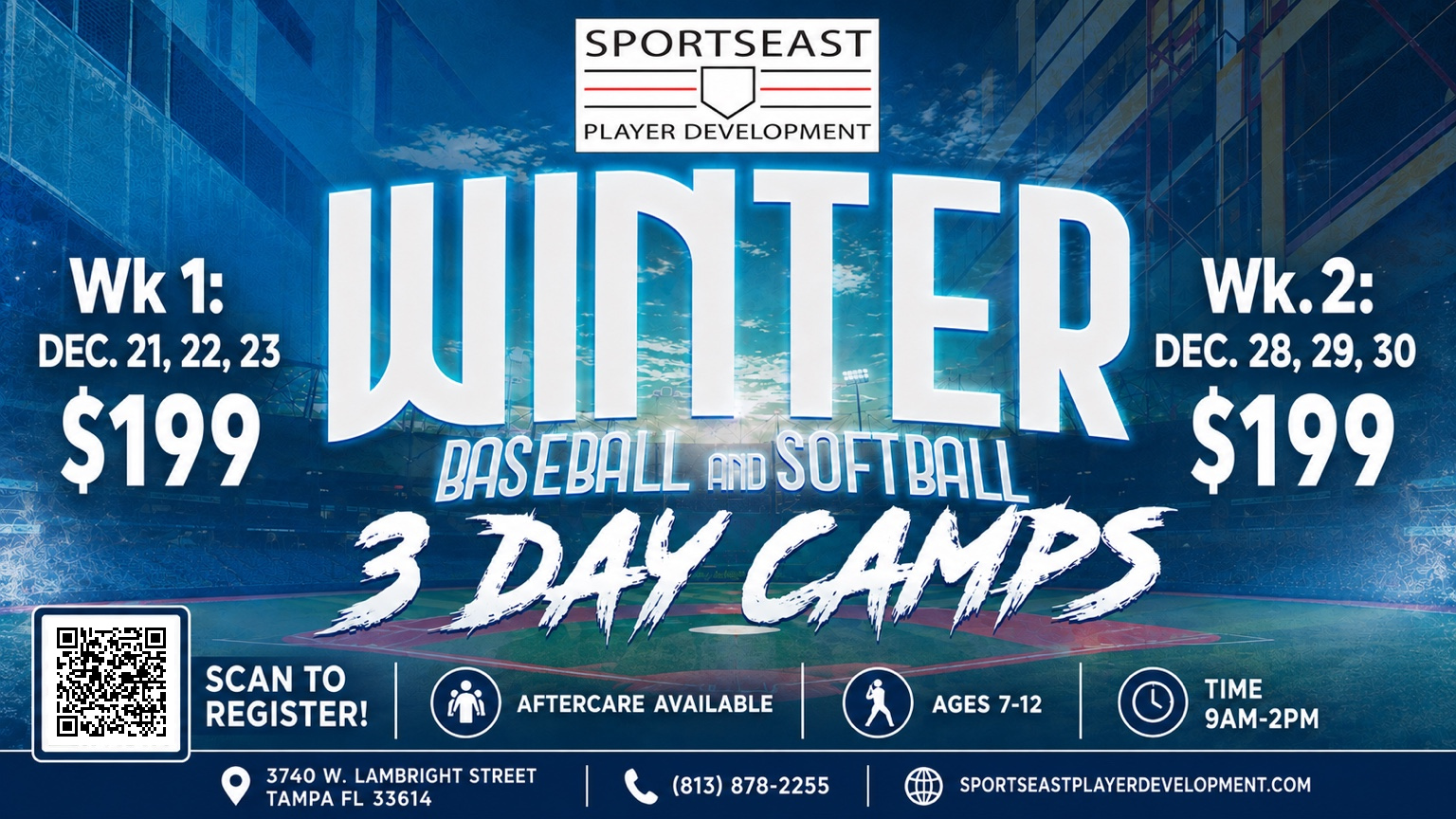 WINTER_26_HOR-20260901151138 Winter baseball and softball 3-day camp for $199 in December.